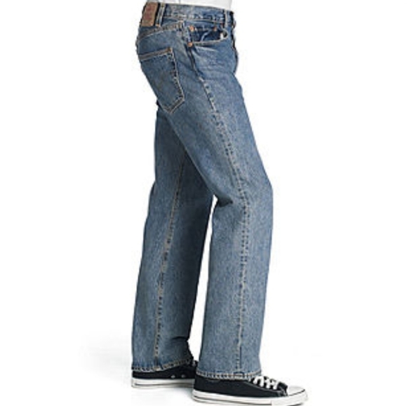 Levi's Other - LEVIS 501 classic button fly blue jeans 36 x 30